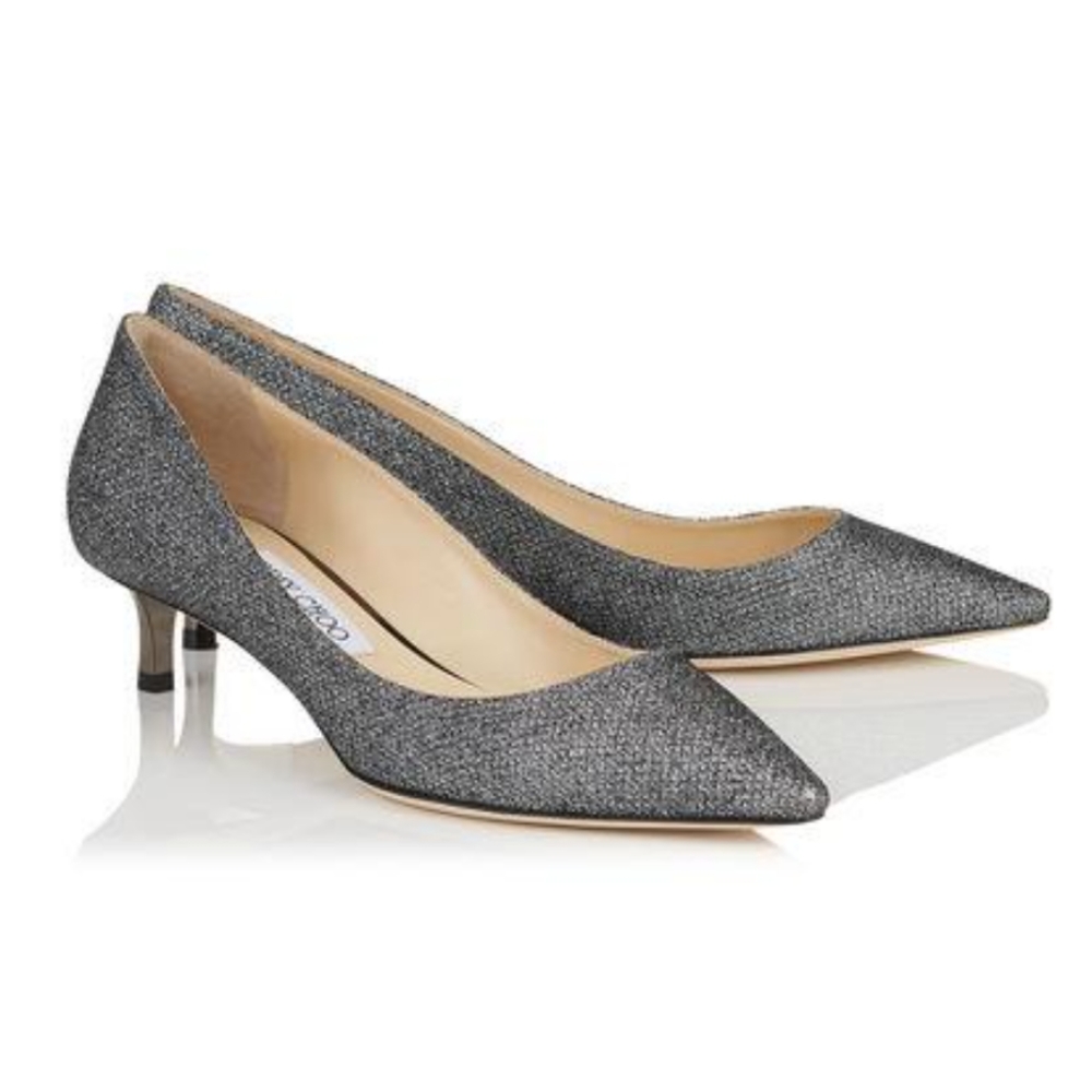Romy 40 Jimmy Choo Anthracite Pointy Toe Pump